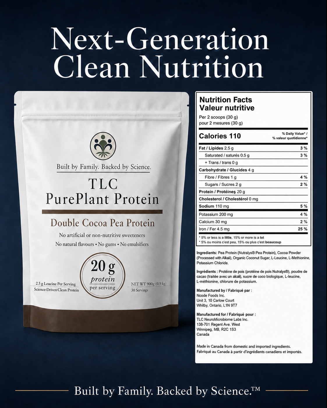 Double Cocoa Pea Protein