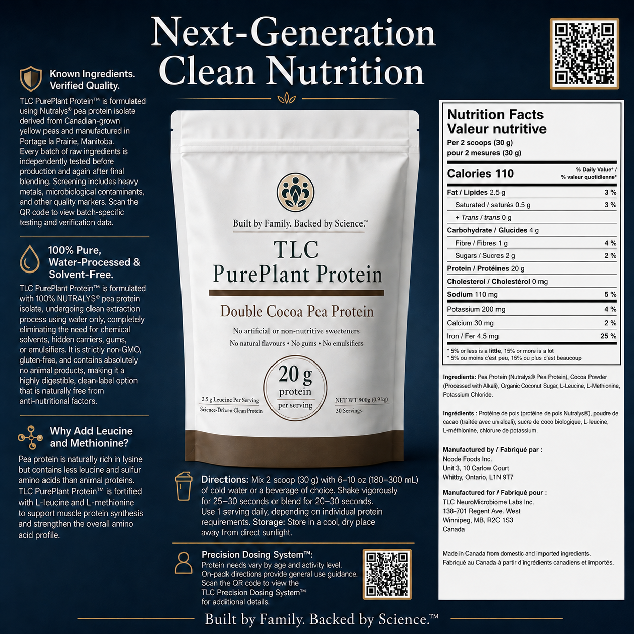 Double Cocoa Pea Protein