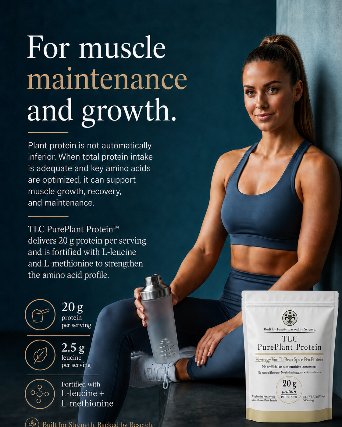 Heritage Vanilla Bean Spice Pea Protein